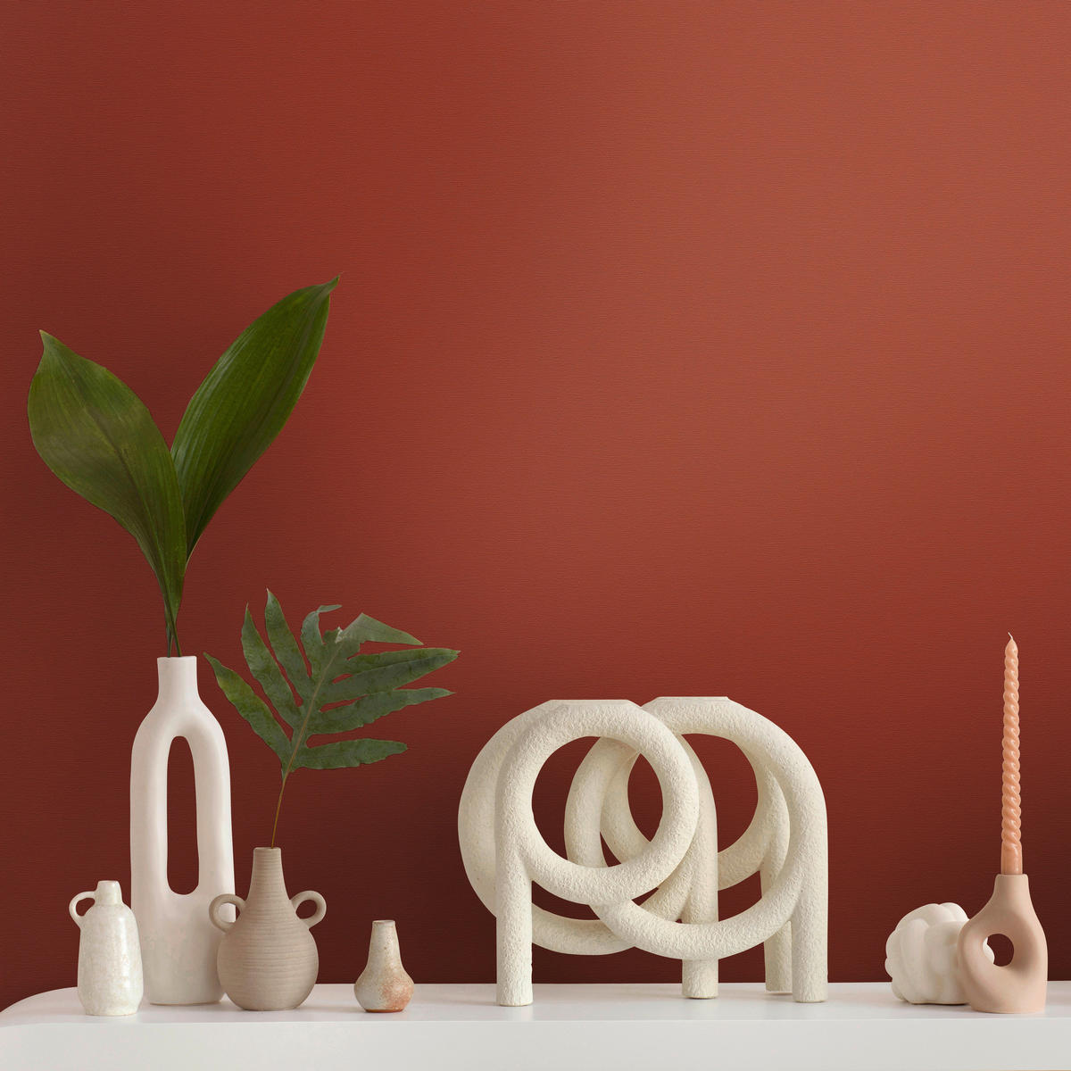 A.S.Creation Vliestapete rot B/H/D: ca. 53x1005x8 cm Vliestapete - rot (8,00/1005,00cm) - A.S.Creation