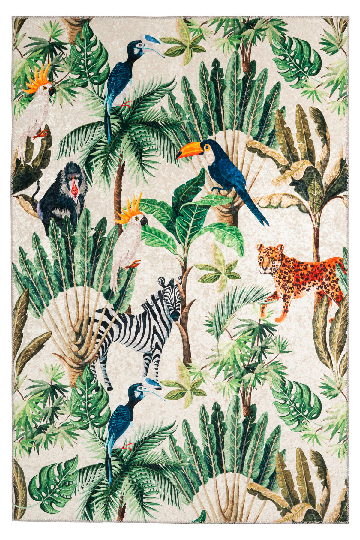 Obsession Teppich My Jungle Multi B/L: ca. 160x230 cm My Jungle - Multi (160,00/230,00cm) - Obsession