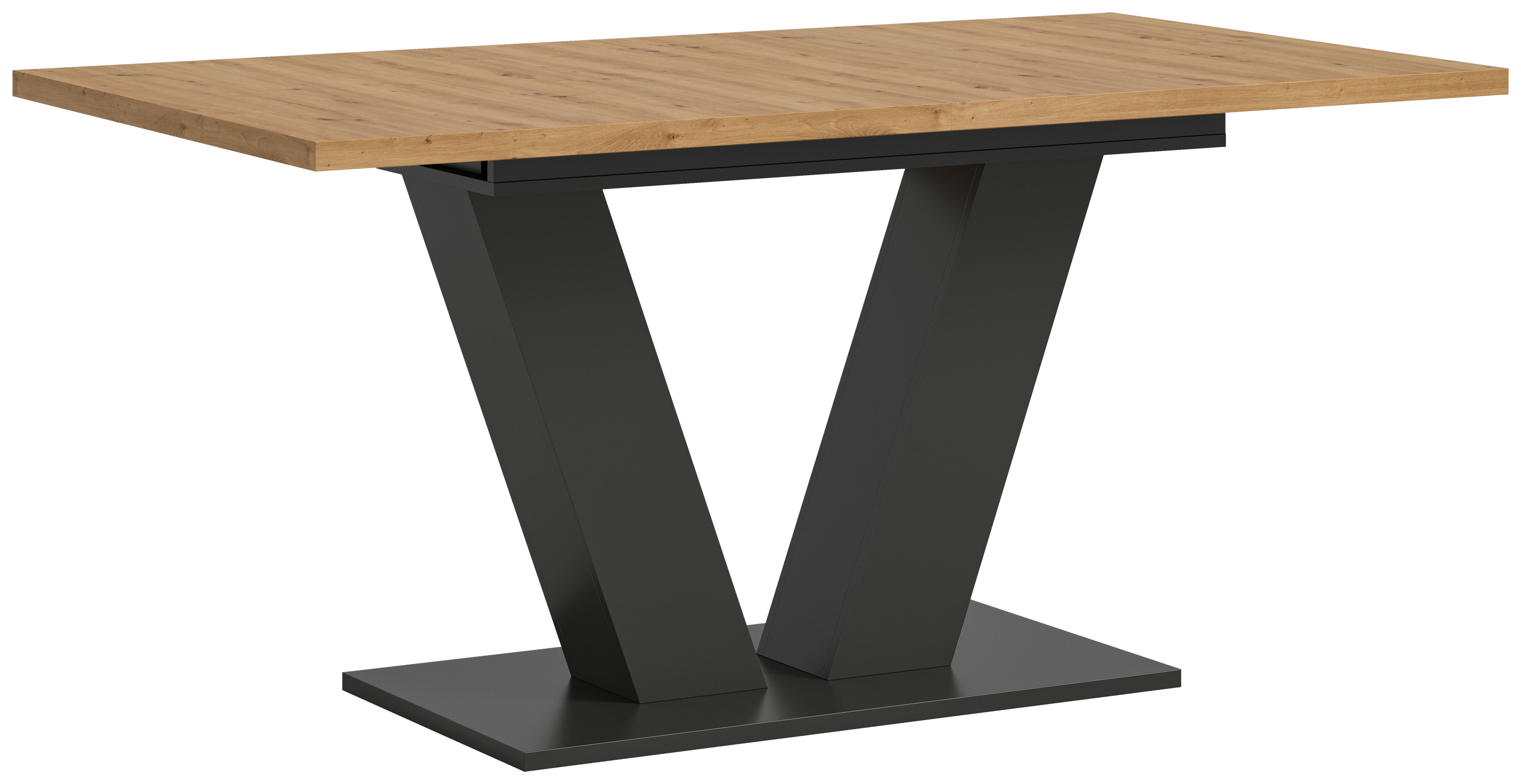 Esstisch Motion Artisan Nachbildung B/H/T: ca. 150x76x80 cm Motion - dunkelgrau (150,00/76,00/80,00cm) - xonox.home