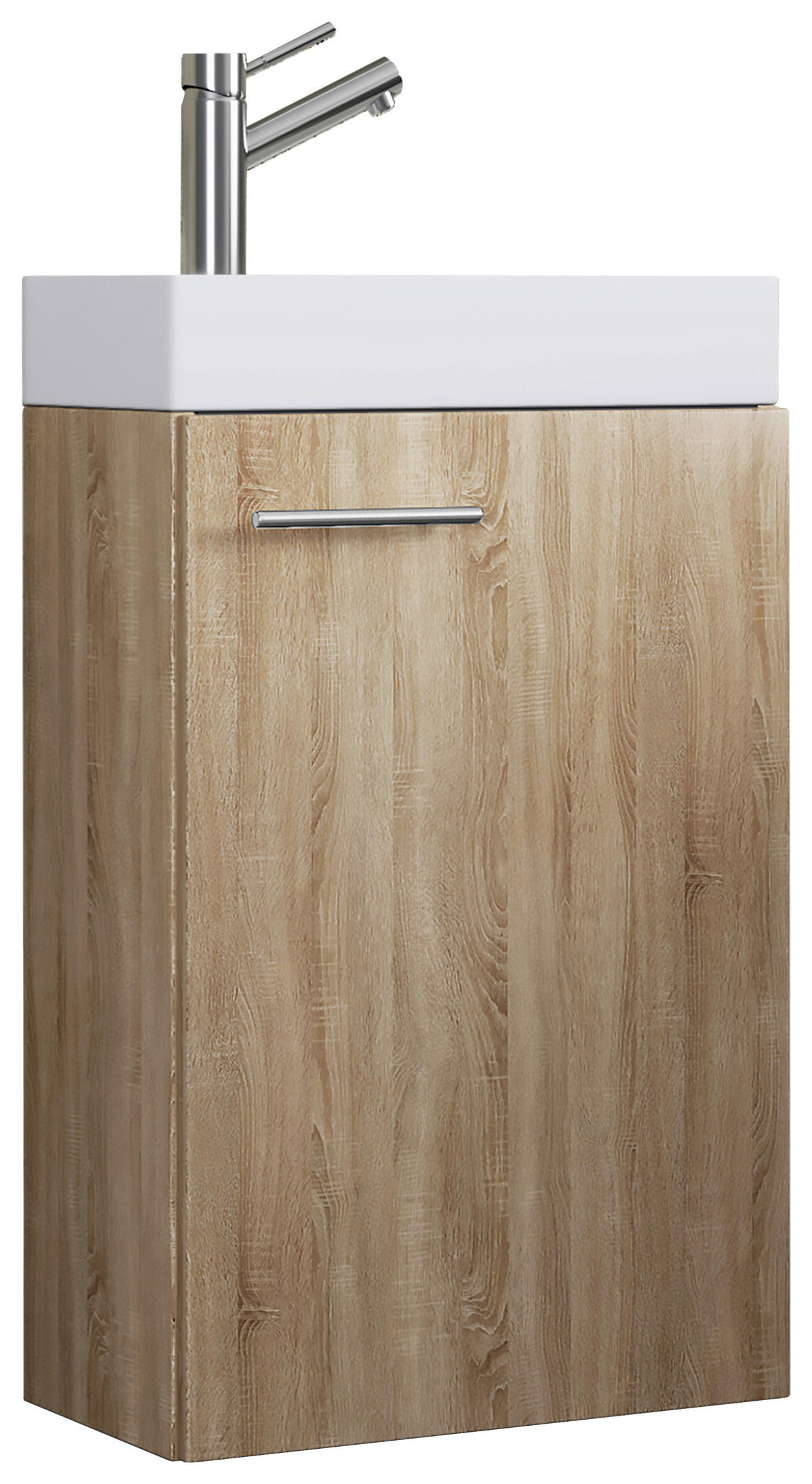 Waschplatz Slito Eiche Sonoma Nachbildung B/H/T: ca. 41x68x22 cm Slito - Eiche (41,00/68,00/22,00cm) - VCM Möbel