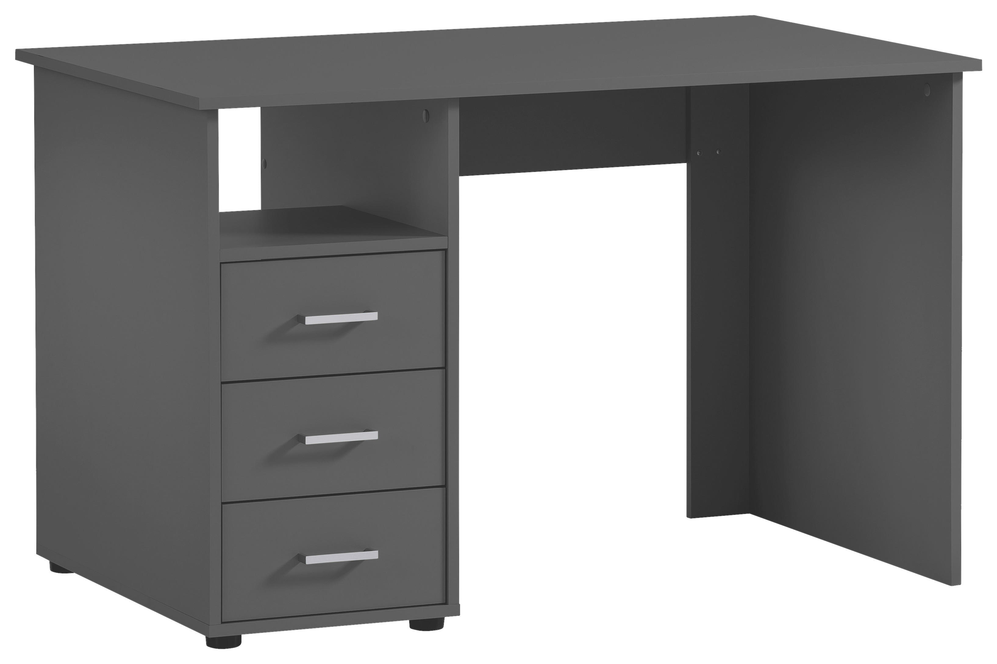 Schreibtisch Niels anthrazit B/H/T: ca. 116x74x70 cm Niels - anthrazit (116,00/74,00/70,00cm) - Möbelpartner