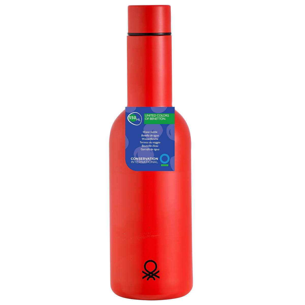 BENETTON Trinkflasche RAINBOW rot Edelstahl RAINBOW - rot - BENETTON