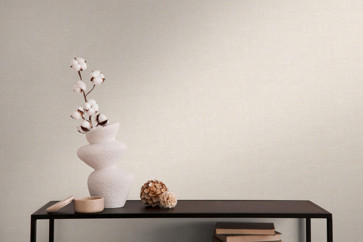 A.S.Creation Vliestapete creme beige B/H/D: ca. 53x1005x9,1 cm Vliestapete - beige/creme (9,10/1005,00cm) - A.S.Creation