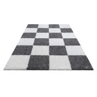 Sanat Hochflorteppich MILANO grau B/L: ca. 140x200 cm MILANO - grau (140,00/200,00cm) - Sanat