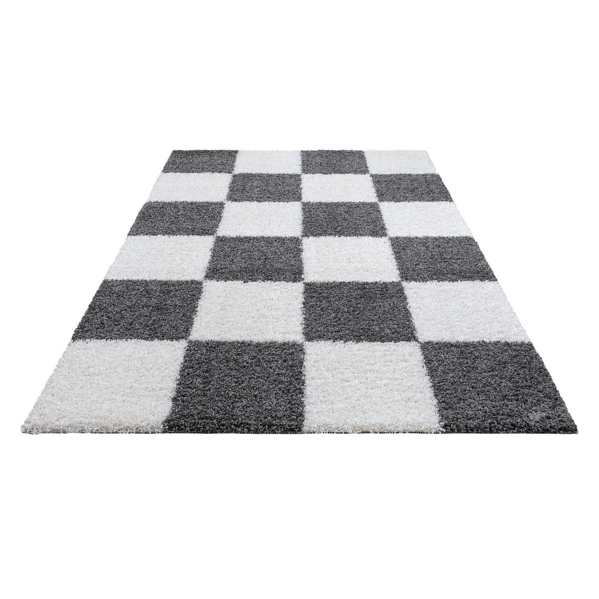 Sanat Hochflorteppich MILANO grau B/L: ca. 140x200 cm MILANO - grau (140,00/200,00cm) - Sanat