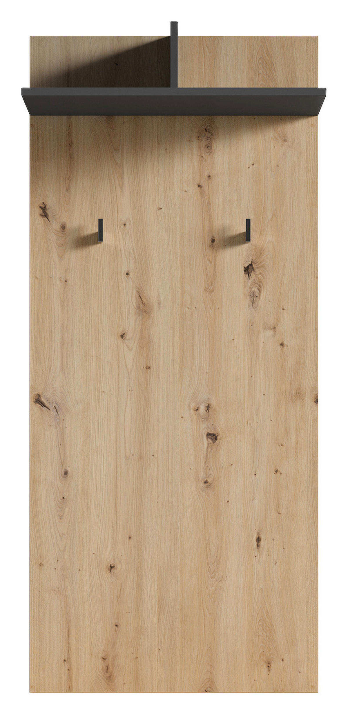Wandpaneel BEN Eiche Nachbildung anthrazit B/H/T: ca. 60x136x27 cm BEN - Eiche/anthrazit (60,00/136,00/27,00cm) - byLIVING