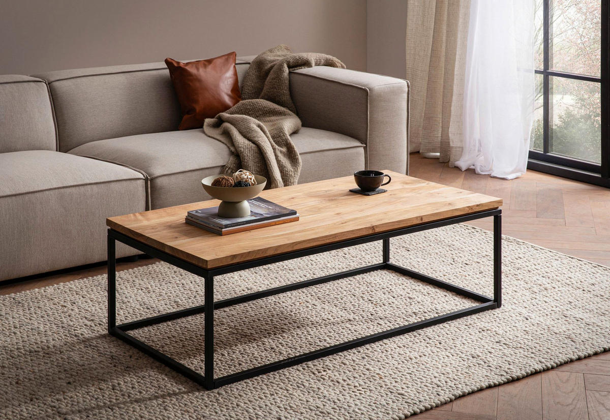 Couchtisch braun B/H/T: ca. 120x40x60 cm Couchtisch - braun (120,00/40,00/60,00cm) - Wohnling