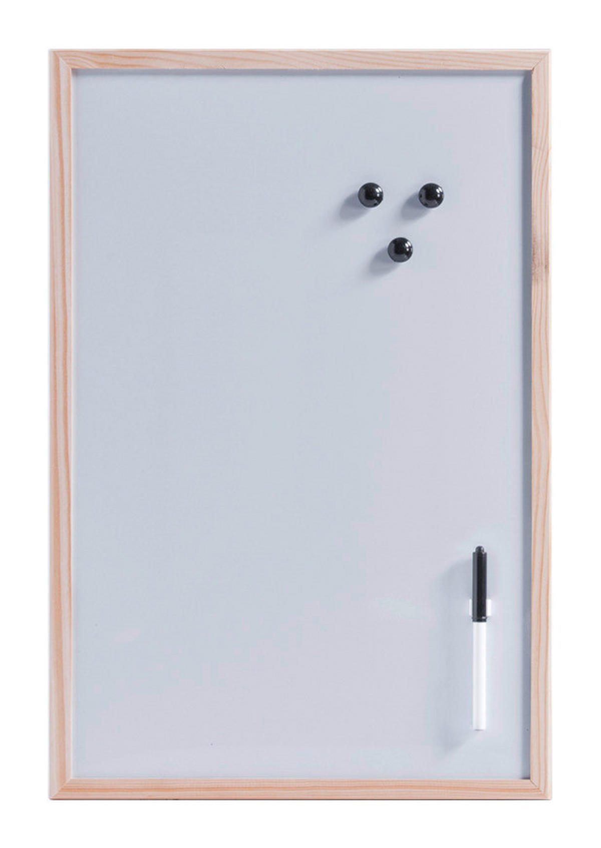 Zeller Magnet-/Schreibtafel Magnet-/Schreibtafel - natur/grau (59,00/39,50/1,54cm) - Zeller