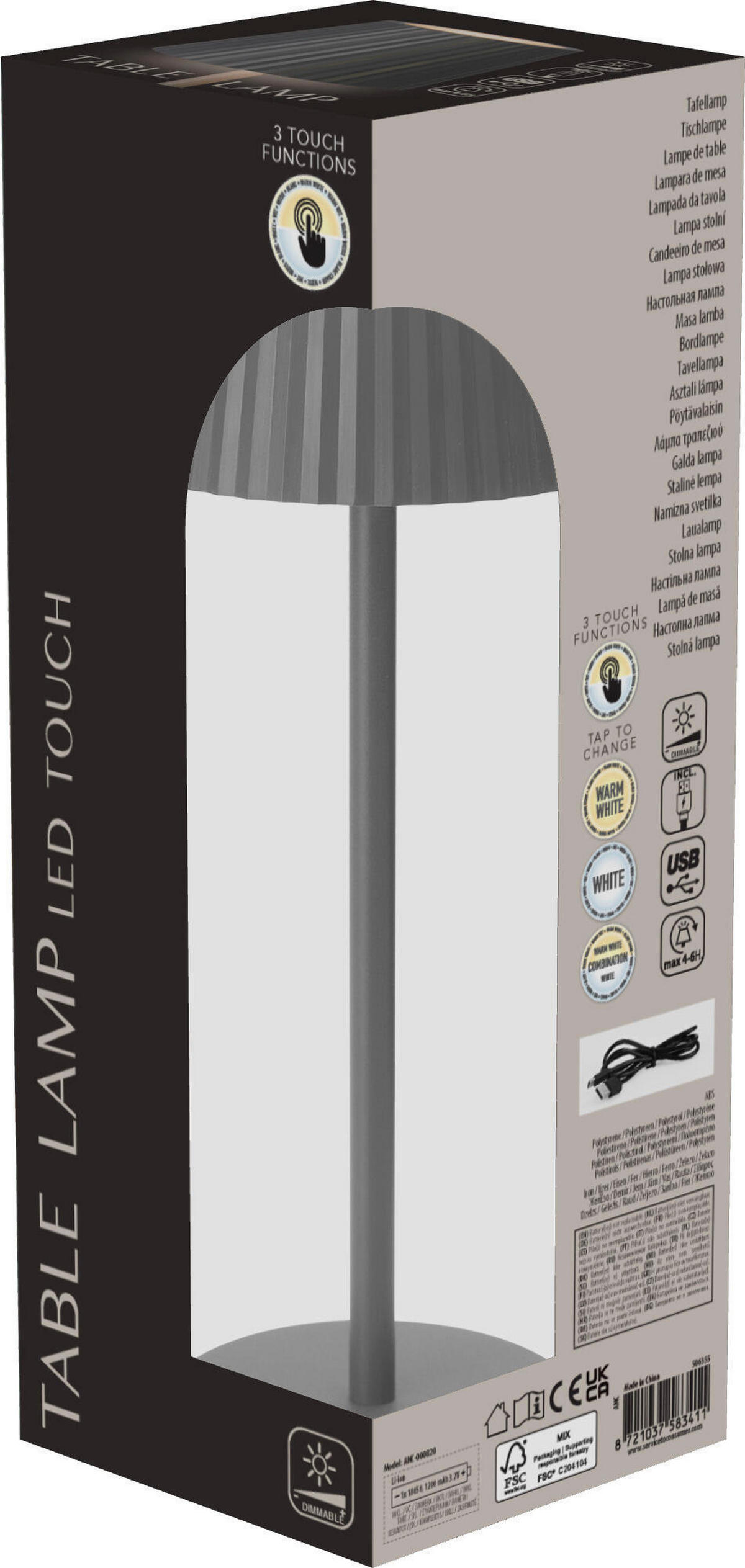 Tischlampe Tischlampe - (28,00/9,30/9,30cm)