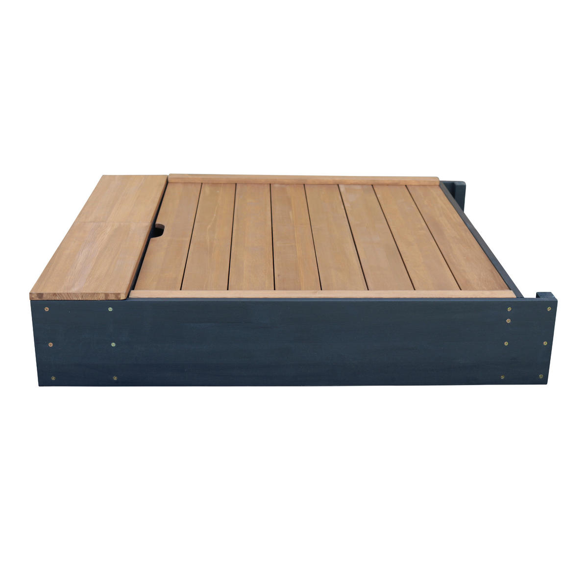 AXI Sandkasten Mandy grau B/H/T: ca. 90x74x100 cm Mandy - braun/gelb (90,00/74,00/100,00cm) - AXI