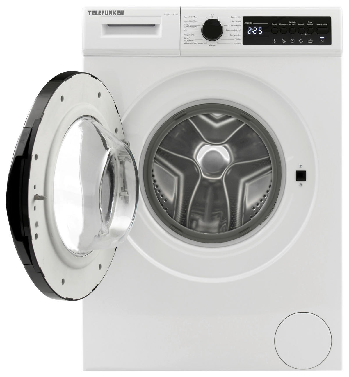 TELEFUNKEN Waschmaschine TF-WM-1541T7B weiß B/H/T: ca. 60x85x56 cm ca. 8 kg Waschmaschine TF-WM-1541T7B - weiß (60,00/85,00/56,00cm) - TELEFUNKEN