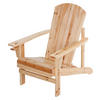Outsunny Gartensessel natur Holz B/H/T: ca. 97x93x72 cm Gartenstuhl_aus_Massivholz - natur (97,00/93,00/72,00cm) - Outsunny