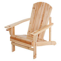 Outsunny Gartensessel natur Holz B/H/T: ca. 97x93x72 cm Gartenstuhl_aus_Massivholz - natur (97,00/93,00/72,00cm) - Outsunny