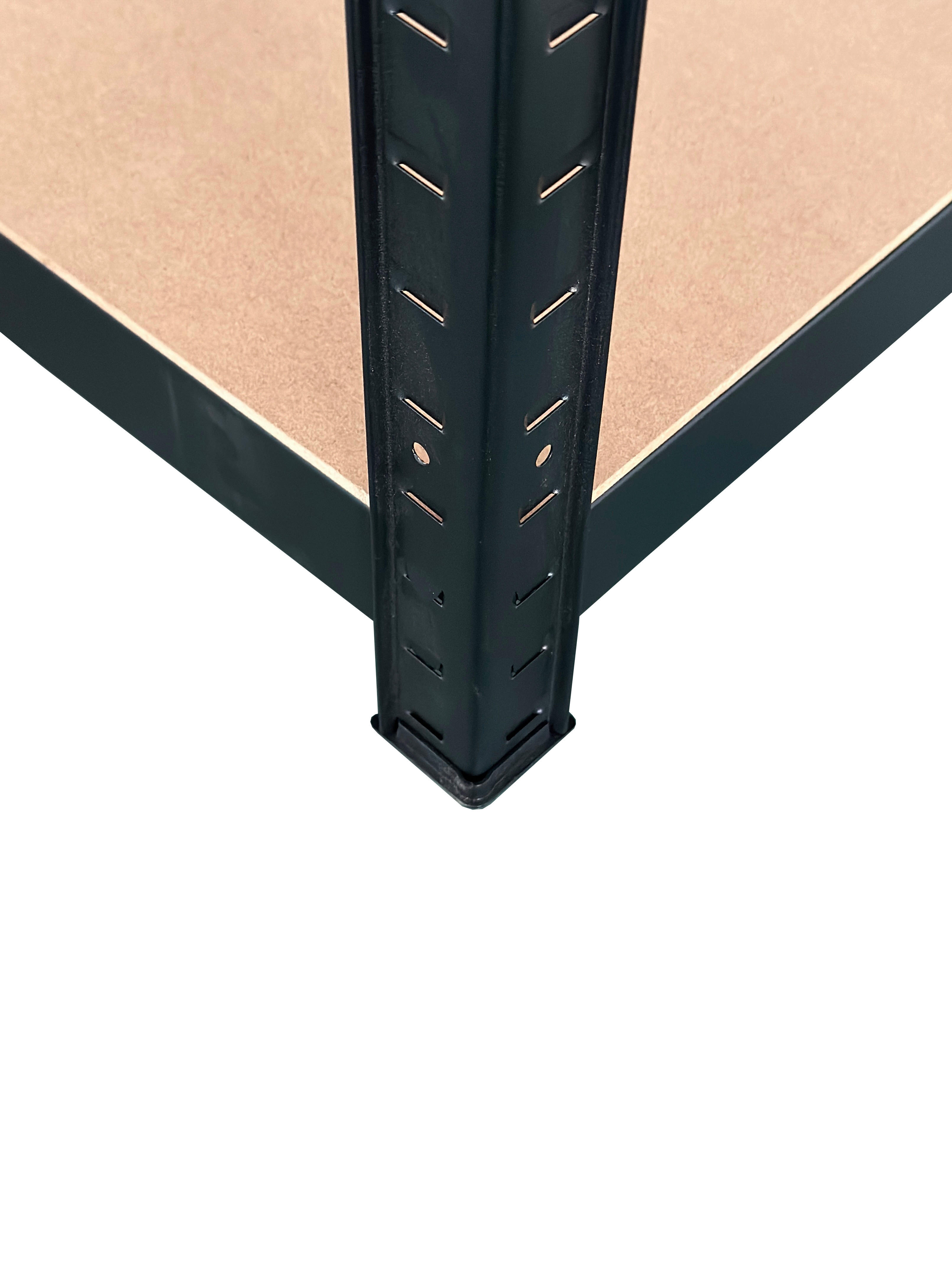 Schwerlaststeckregal schwarz B/H/T: ca. 75x150x30 cm Schwerlaststeckregal 150x75x30cm S - schwarz (75,00/150,00/30,00cm)