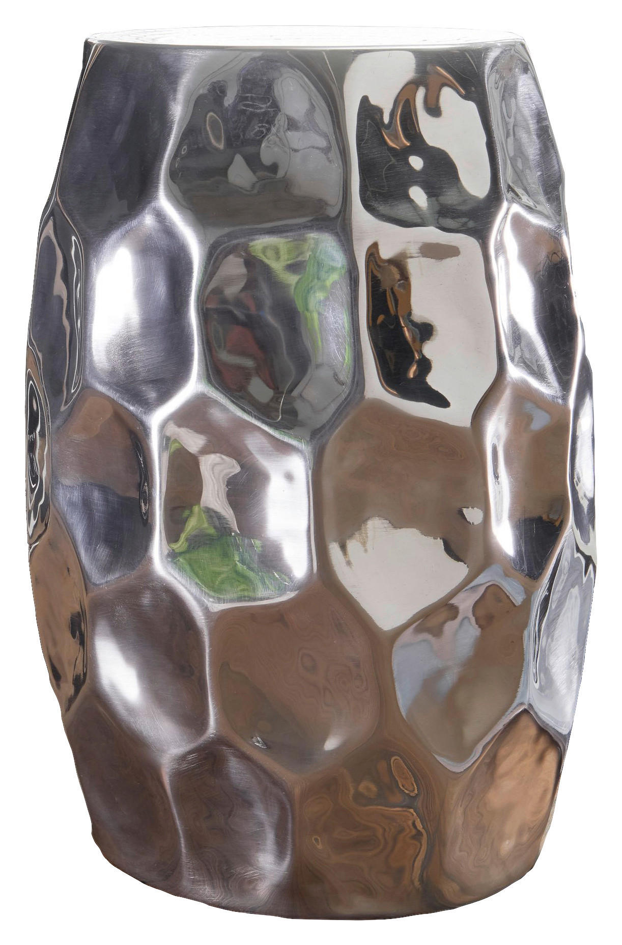 Beistelltisch Aluminium B/H/T: ca. 30x47x30 cm Beistelltisch - (30,00/47,00/30,00cm) - Wohnling