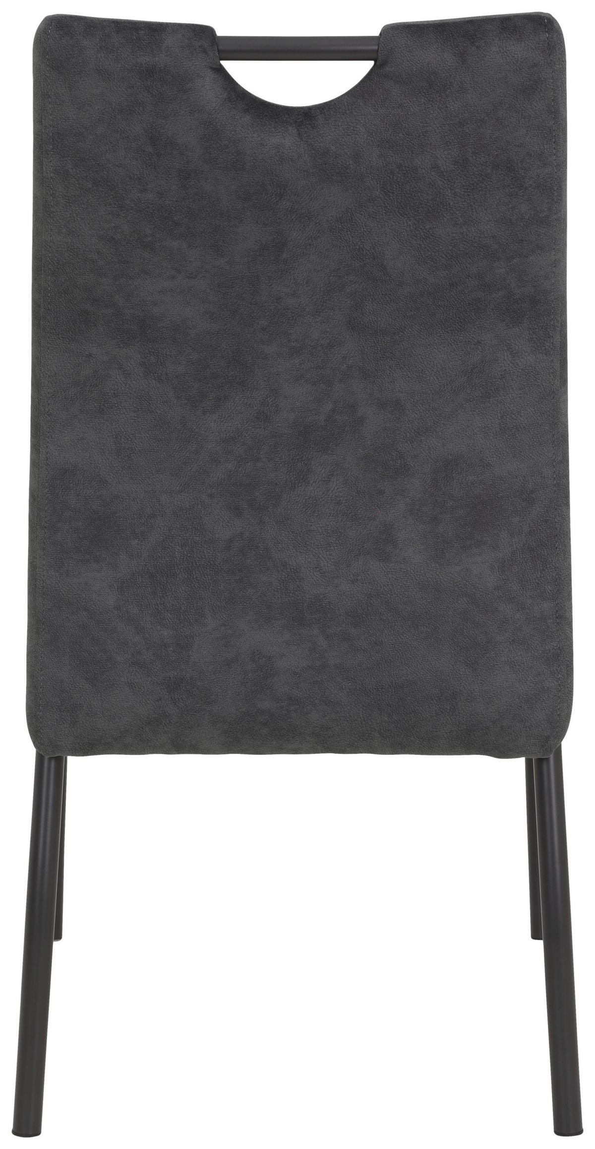 Stuhl Evelyn anthrazit Microfaser B/H/T: ca. 50x97x62 cm Evelyn - anthrazit/grau (50,00/97,00/62,00cm)