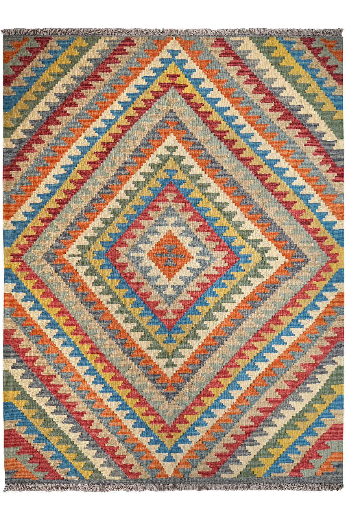 PersaTepp Teppich Kelim Gashgai bunt B/H/L: ca. 176x1x241 cm Kelim Gashgai - bunt (241,00/176,00/1,00cm) - PersaTepp