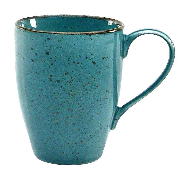 CreaTable Kaffeebecher NATURE COLLECTION türkis Steinzeug NATURE COLLECTION - türkis - CreaTable