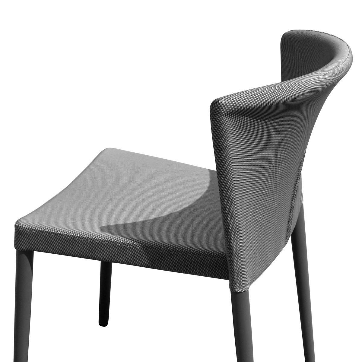 Grasekamp Stapelstuhl-Set Sol anthrazit Aluminium B/H/L: ca. 44x76x60 cm Sol - anthrazit (60,00/44,00/76,00cm) - Grasekamp