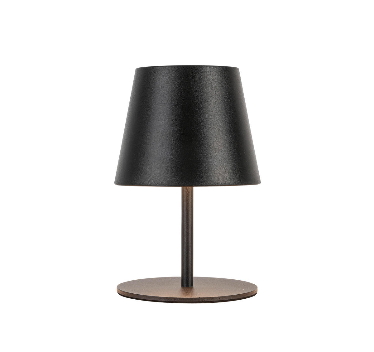 Tischleuchte schwarz H/D: ca. 36x11,5 cm Akku-Tischleuchte_Palermo schwarz - schwarz (11,50/36,00cm) - Nolo Lighting