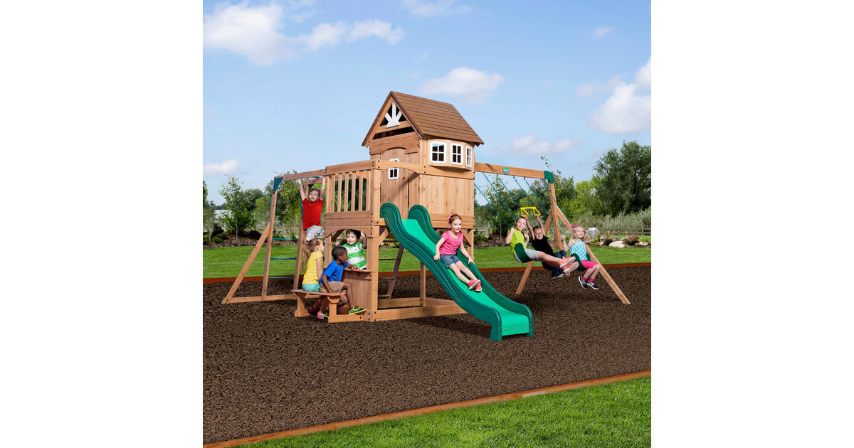 Backyard discovery montpelier swing set on sale