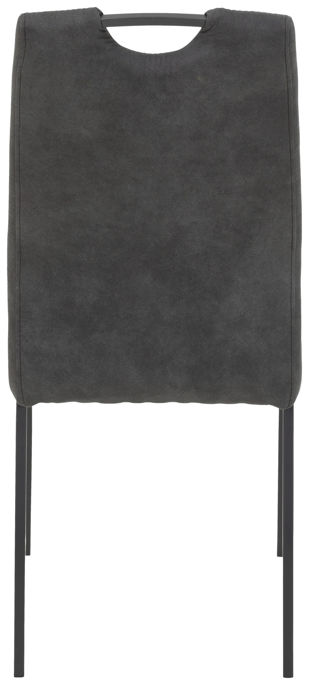 Stuhl 4er Set ELIF III anthrazit Vintage grau Microfaser Metall B/H/T: ca. 44x96x64 cm 4er Set ELIF III - anthrazit/grau (44,00/96,00/64,00cm) - Hela