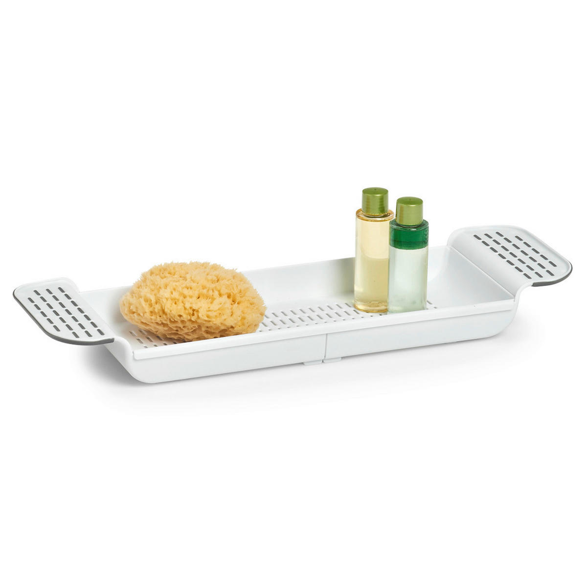 Zeller Badewannenablage weiß B/H/L: ca. 17,3x6,5x55 cm Badewannenablage - weiß (55,00/17,30/6,50cm) - Zeller