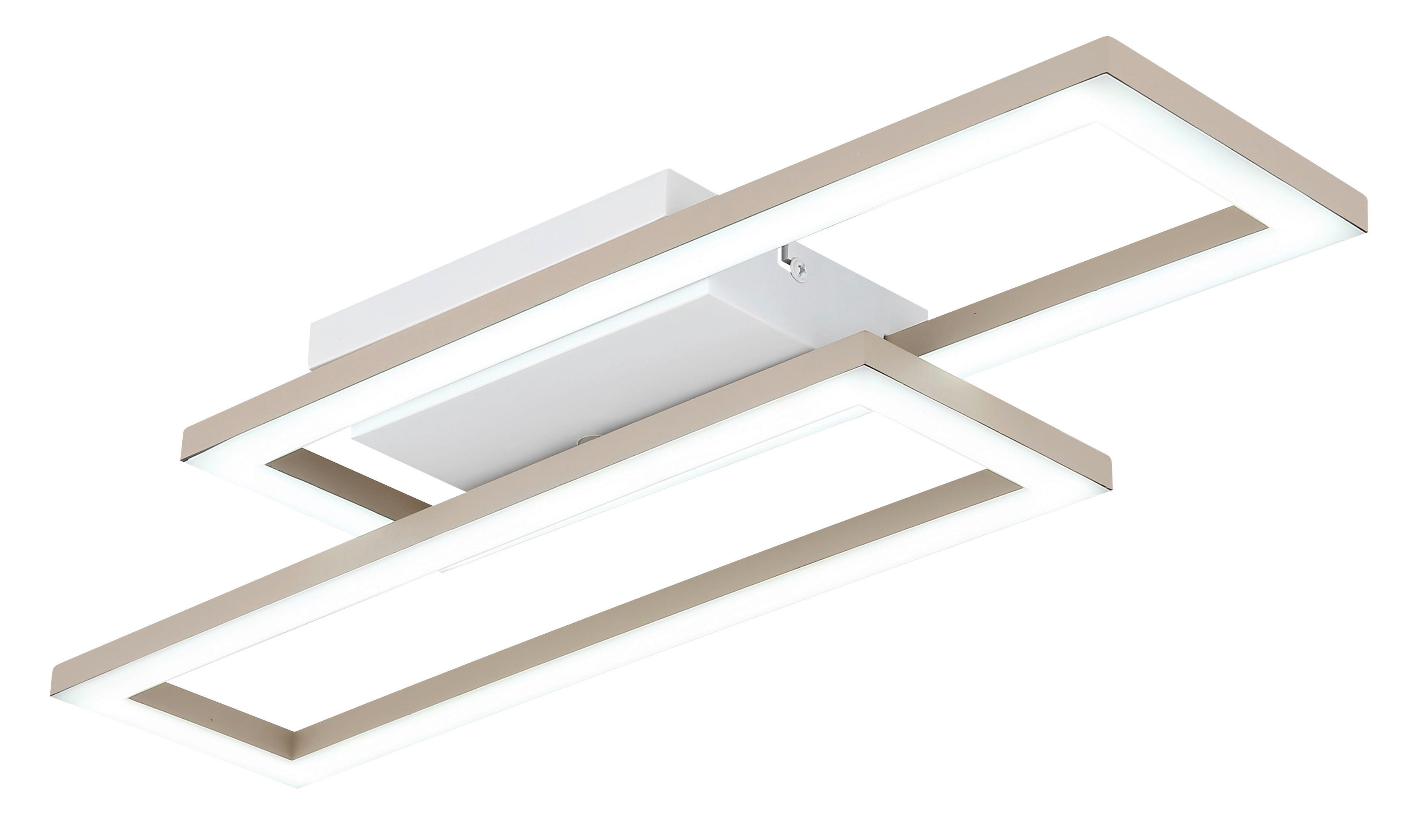 Thumbnail - GLOBO Deckenleuchte sand Opal weiß Kunststoff B/H/L: ca. 15,5x5,5x55 cm 1 Brennstellen