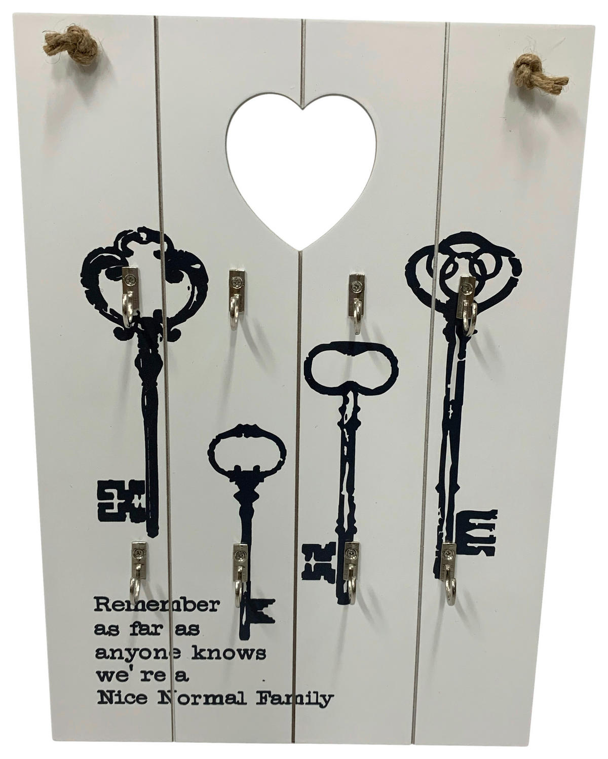 Schlüsselboard Key weiß B/H/T: ca. 24x34x3 cm Key - weiß (24,00/34,00/3,00cm)