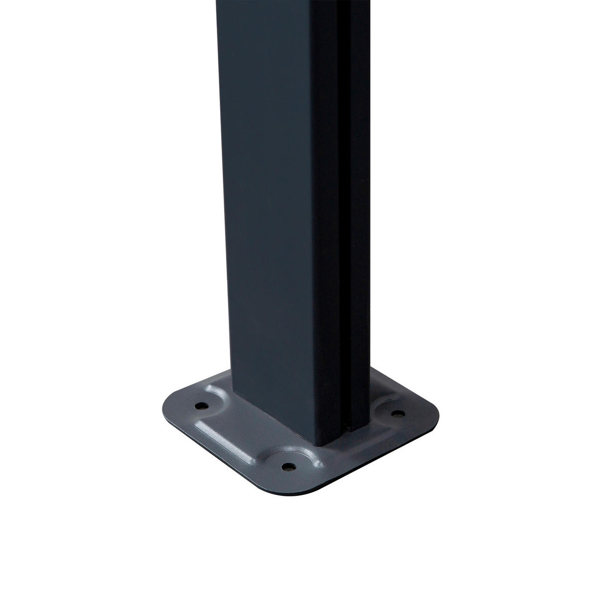 Outsunny Pavillon grau Aluminium B/H/L: ca. 302x250x435 cm Pavillon - grau (435,00/302,00/250,00cm) - Outsunny