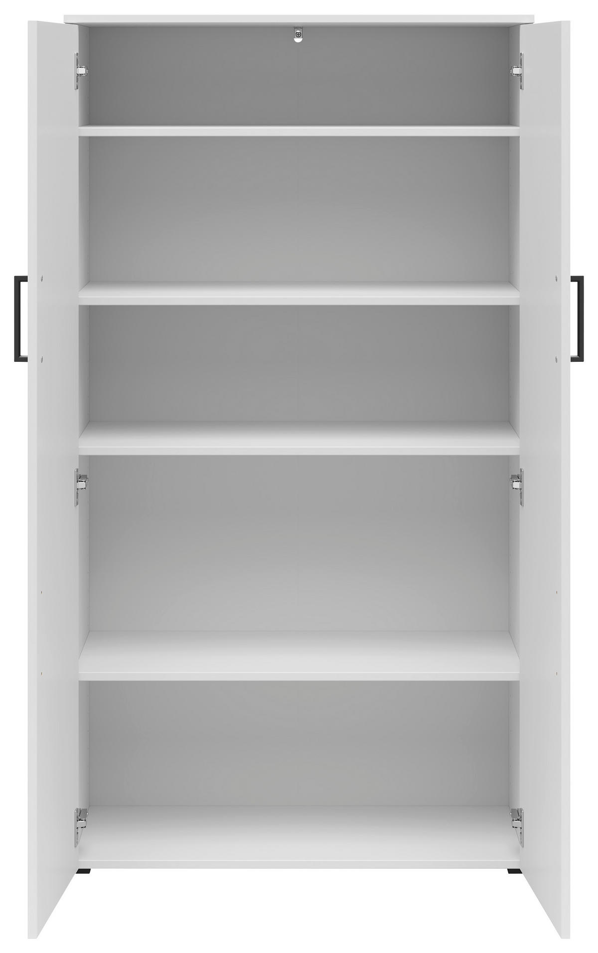Schrank Multi-Stauraum Typ 35 weiß B/H/T: ca. 80x147x40 cm Multi-Stauraum Typ 35 - weiß (80,00/147,00/40,00cm)