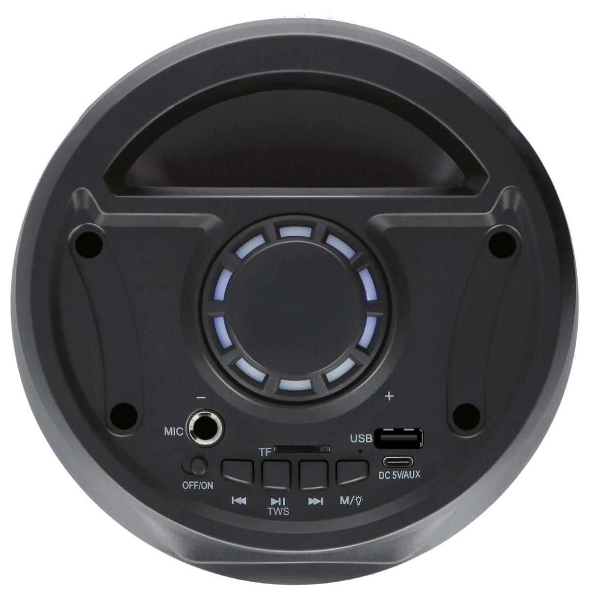 Bluetooth-Lautsprecher schwarz B/H/L: ca. 18,9x41,5x19 cm Bluetooth-Lautsprecher - schwarz (19,00/18,90/41,50cm)