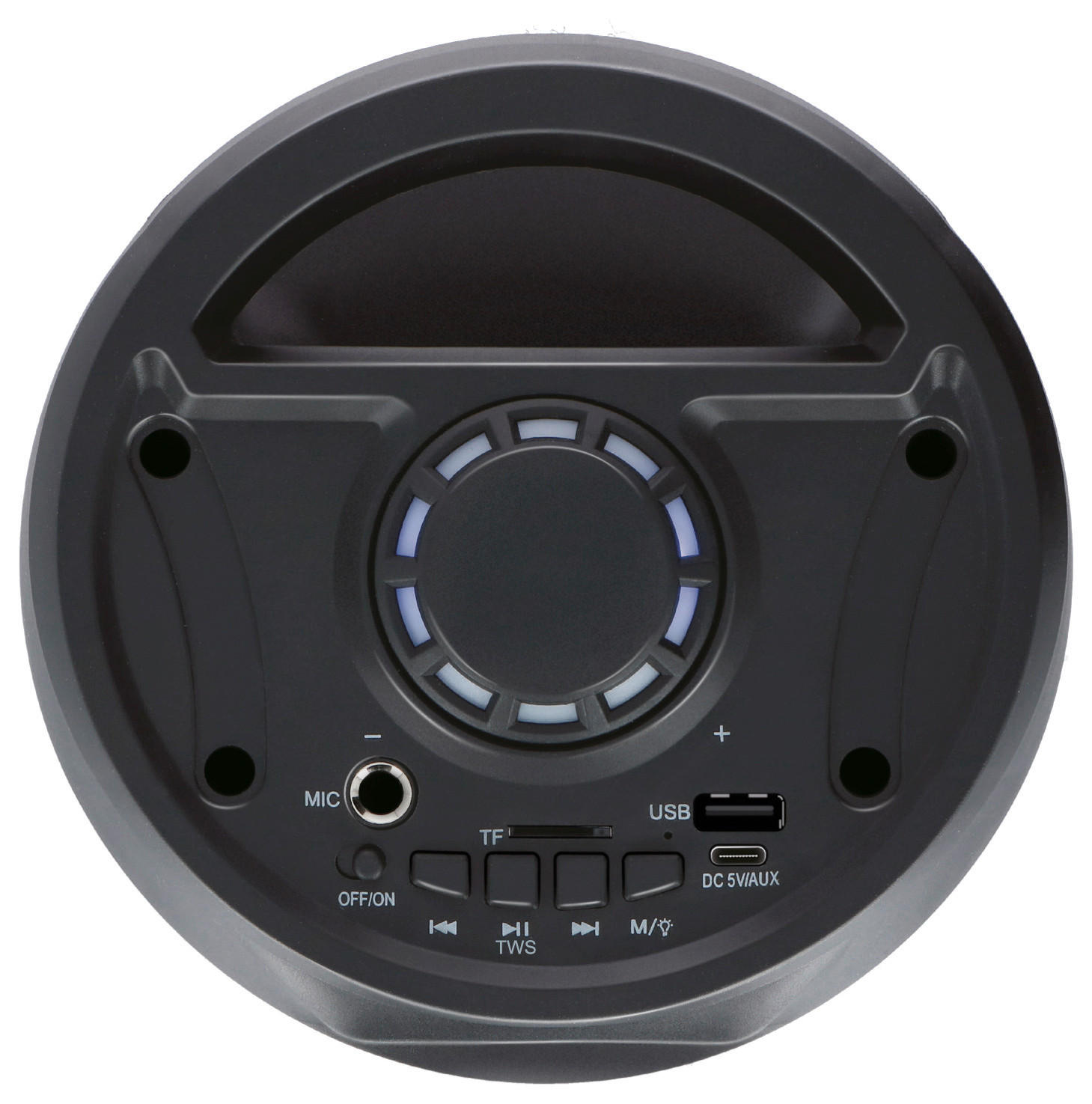 Thumbnail - Bluetooth-Lautsprecher schwarz B/H/L: ca. 18,9x41,5x19 cm