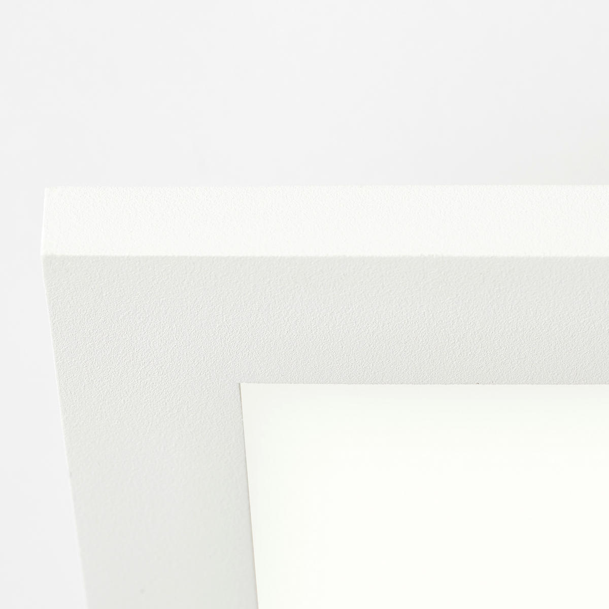 Brilliant Deckenleuchte Buffi G90355A85 weiß Metall Kunststoff B/H/L: ca. 29,5x5x29,5 cm Buffi - weiß (29,50/29,50/5,00cm) - Brilliant