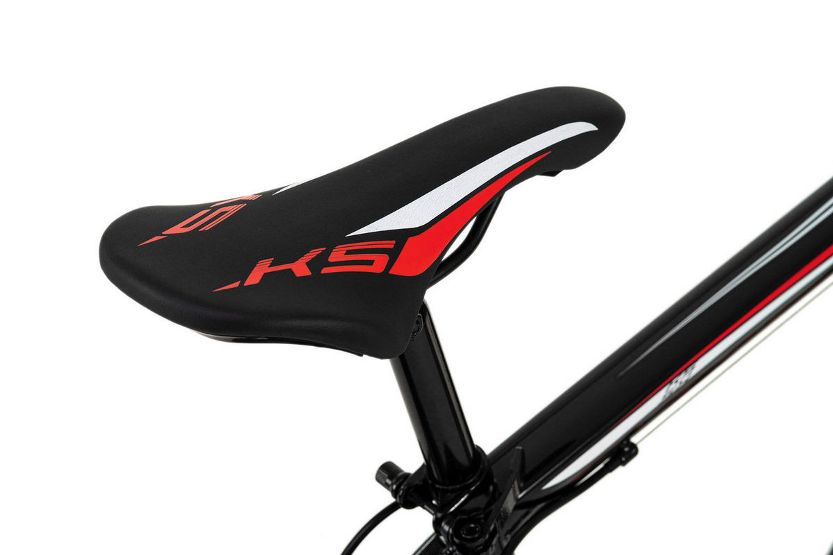 KS-Cycling Mountain-Bike Hardtail Sharp schwarz ca. 26 Zoll Sharp - rot/schwarz (46,00cm) - KS-Cycling