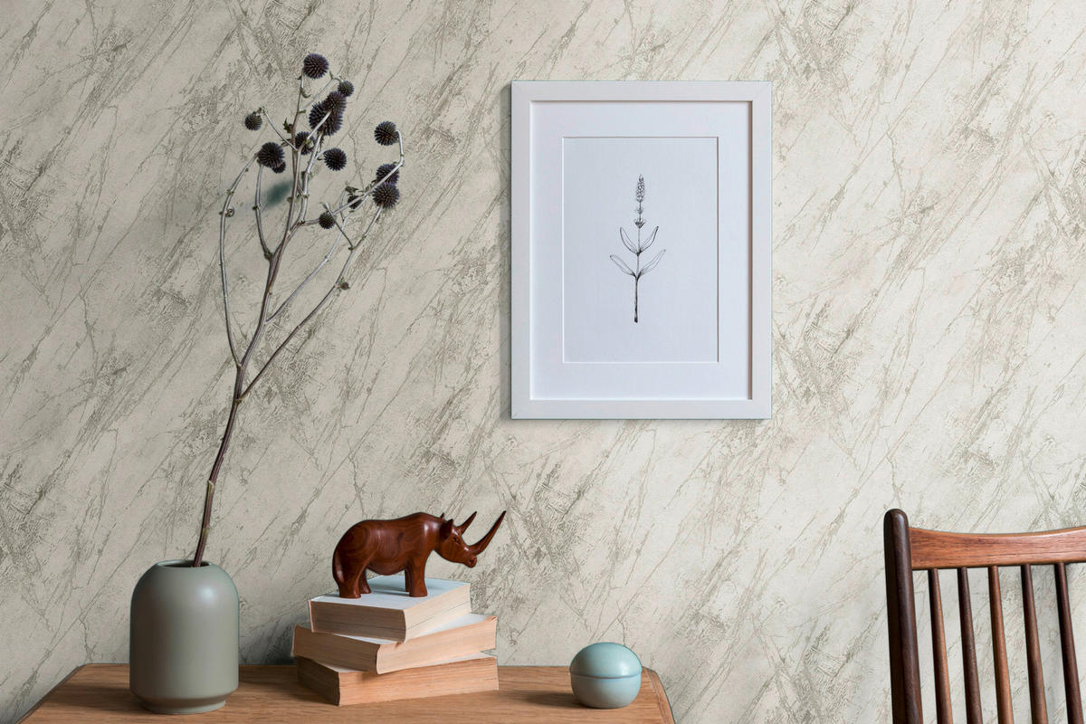 A.S.Création Vliestapete grau B/H/D: ca. 53x1005x8,2 cm Vliestapete - grau (8,20/1005,00cm) - A.S.Creation