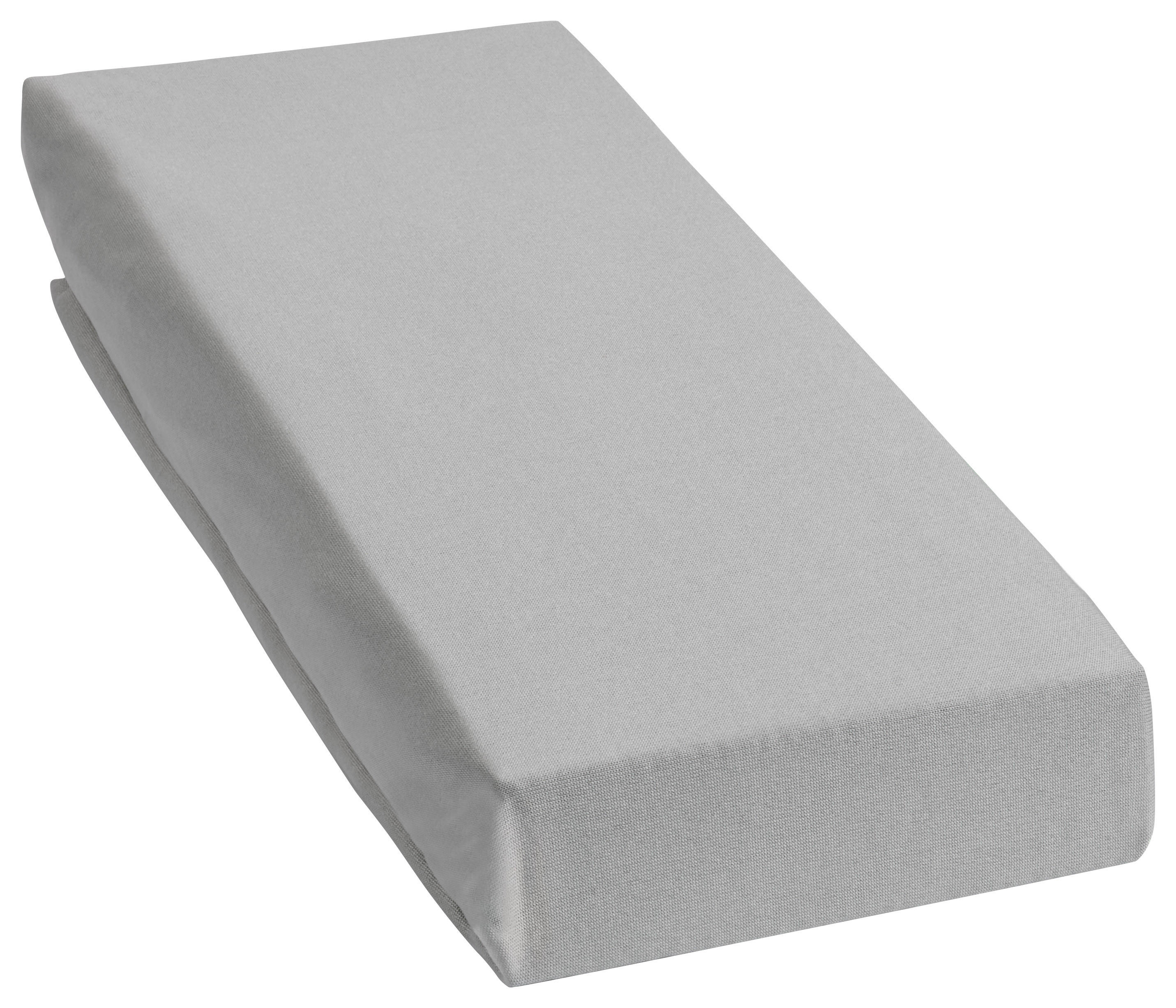Microfaser Spannbetttuch Spannbetttuch-Microfaser 100x200cm - silber (100,00/200,00cm) - POCOline