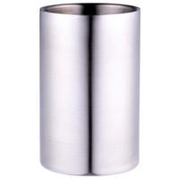 alpina Flaschenkühler silber Edelstahl B/H/L: ca. 12x19x12 cm Flaschenkühler - silber (12,00/12,00/19,00cm) - Alpina