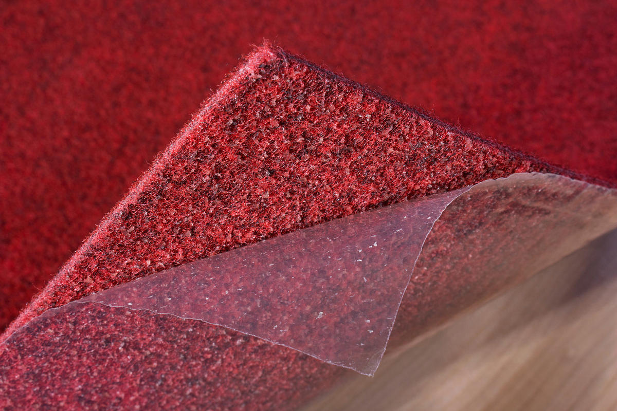 Teppichfliese Filz rot B/L: ca. 40x40 cm pro Stück Filz - rot (40,00/40,00cm)