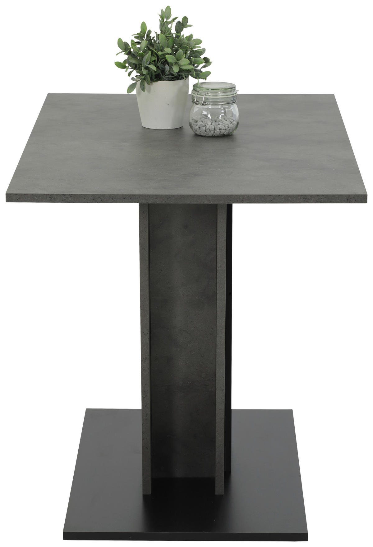 Esstisch Judith Beton B/H/T: ca. 110x76x70 cm Judith - Beton/schwarz (110,00/76,00/70,00cm)