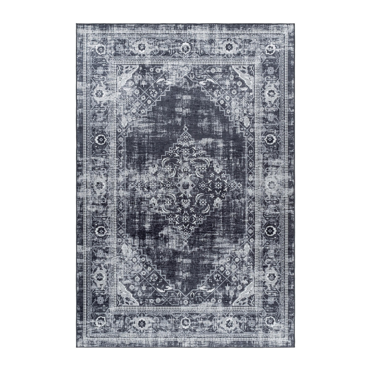 Ayyildiz Teppich FIESTA schwarz B/L: ca. 80x150 cm FIESTA - schwarz (80,00/150,00cm) - Ayyildiz