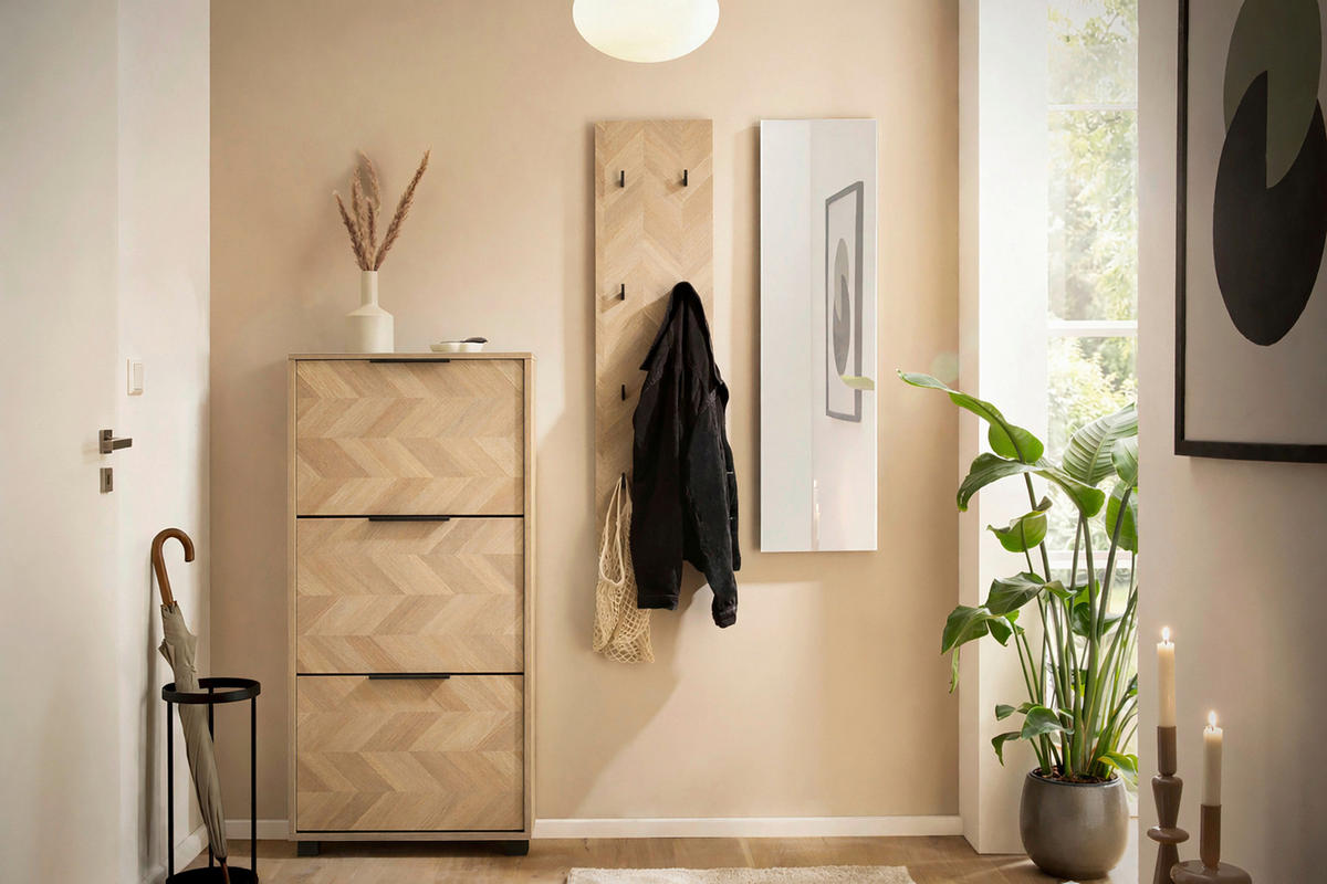 Spiegelpaneel Piazza silber B/H/T: ca. 29,9x110,5x3 cm Piazza - silber (29,90/110,50/3,00cm) - Schildmeyer