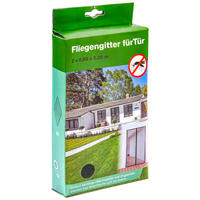 POCOline Fliegengitter schwarz H: ca. 220 cm Fliegengitter_Tür 0,65x2,2m - schwarz (220,00cm) - POCOline