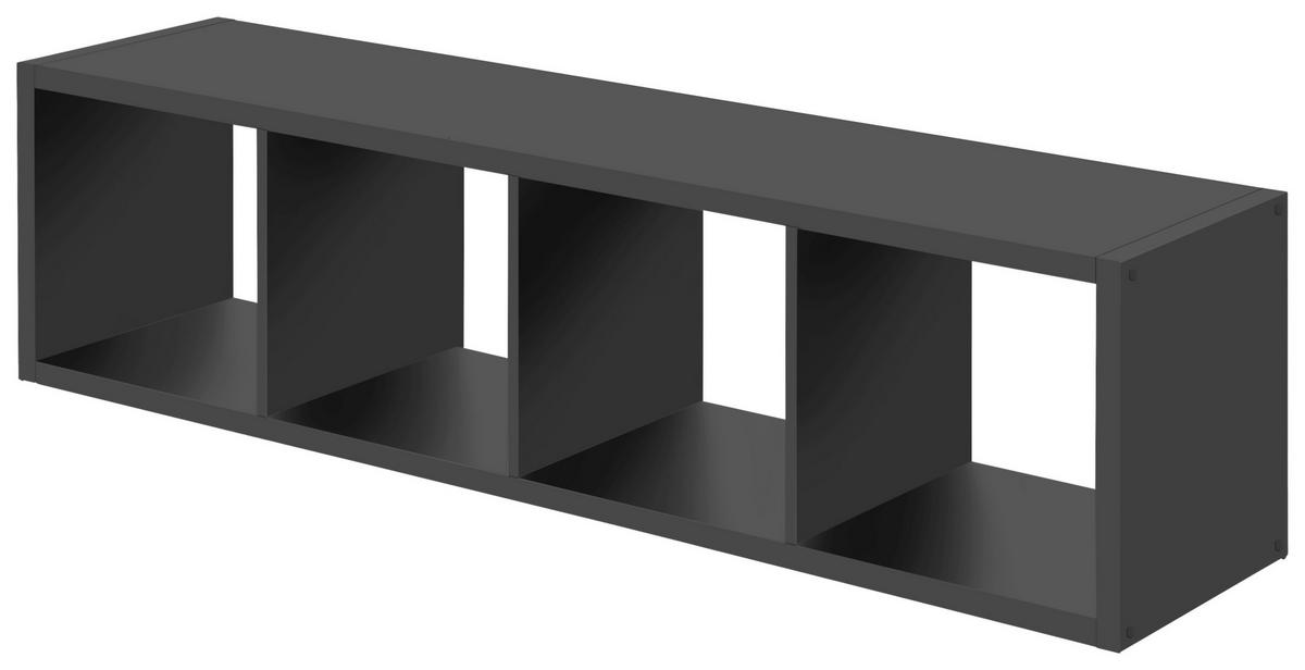 Regal Max anthrazit B/H/T: ca. 38x141x33 cm Max - anthrazit (38,00/141,00/33,00cm)