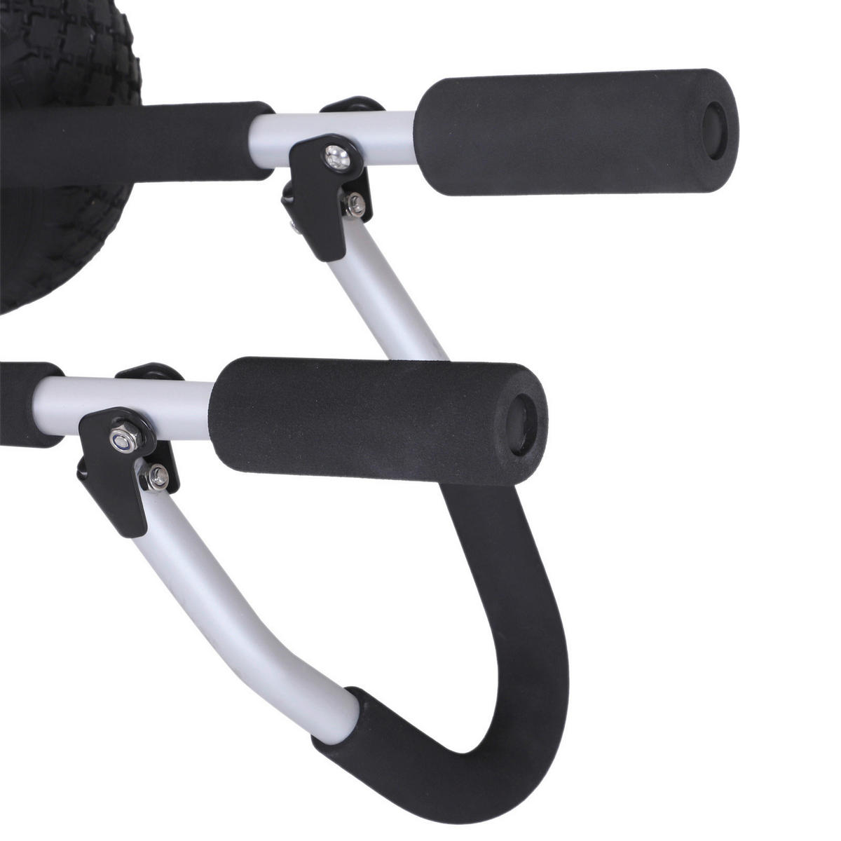 HOMCOM Surfwagen schwarz Aluminium Surfwagen gepolstert - rot/schwarz - HOMCOM