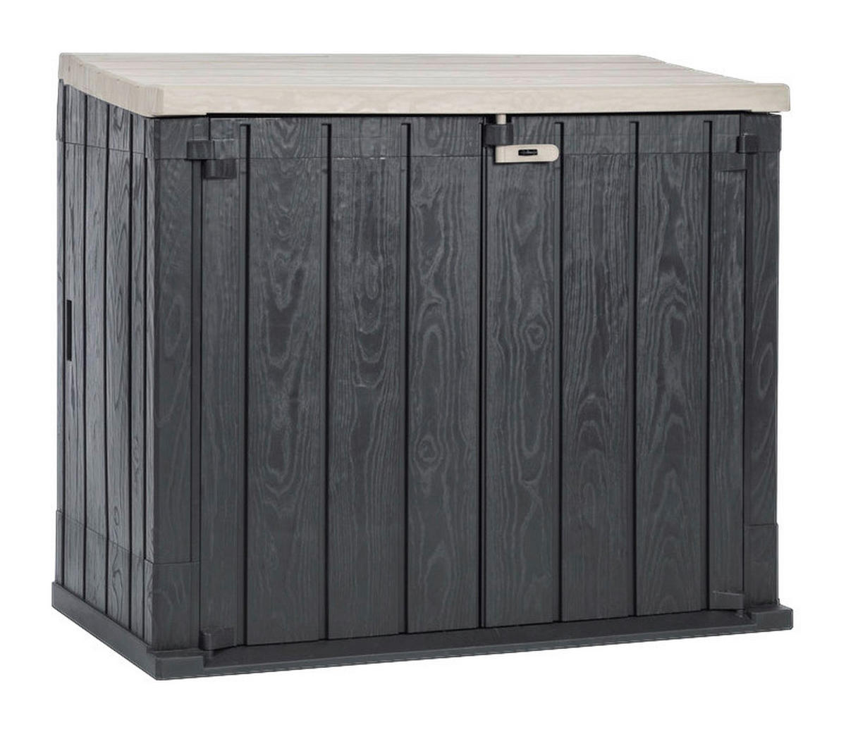 Toomax Mülltonnenbox Stora Way grau B/H/L: ca. 111x74,5x129,5 cm Stora Way - anthrazit/grau (129,50/111,00/74,50cm) - Toomax