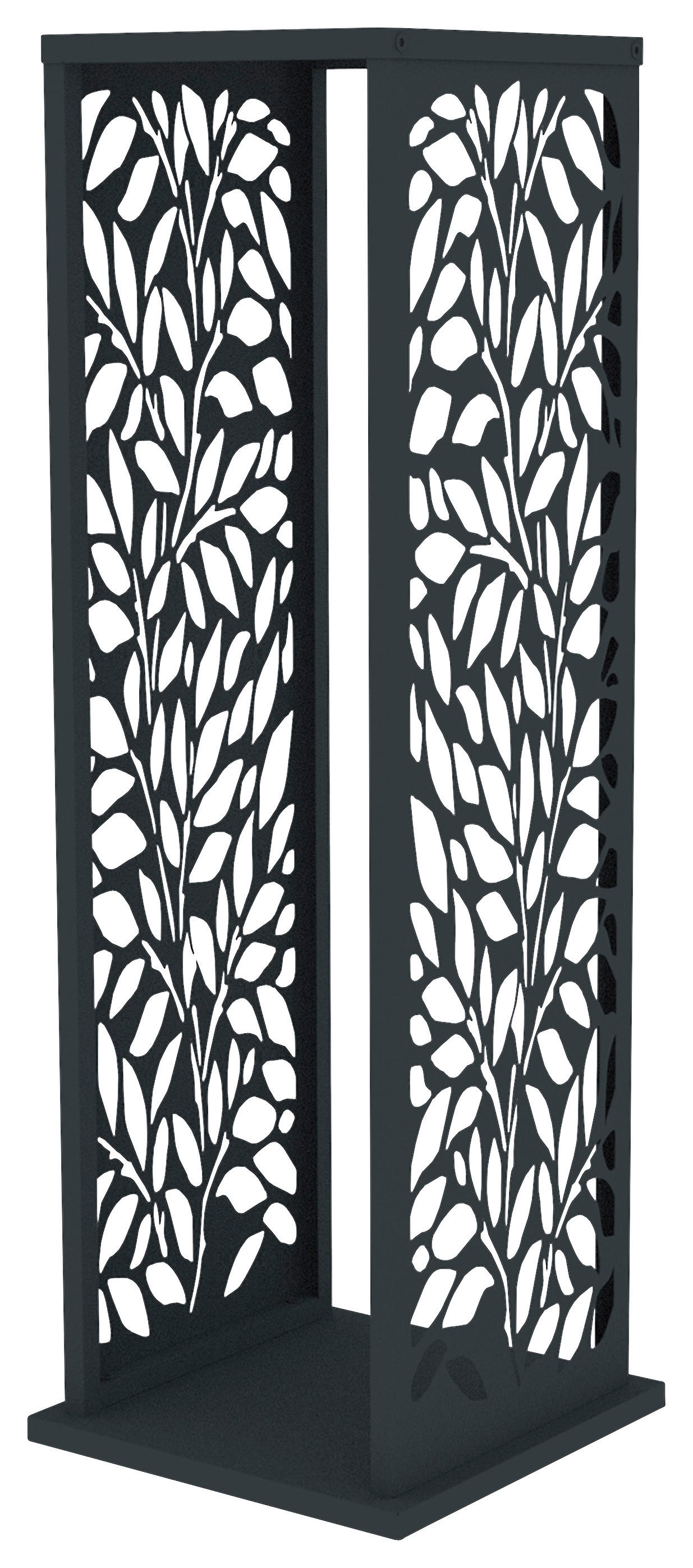 Westmann Kaminholzregal Luma anthrazit B/H/L: ca. 38x112x38 cm Luma - anthrazit (38,00/38,00/112,00cm) - Westmann