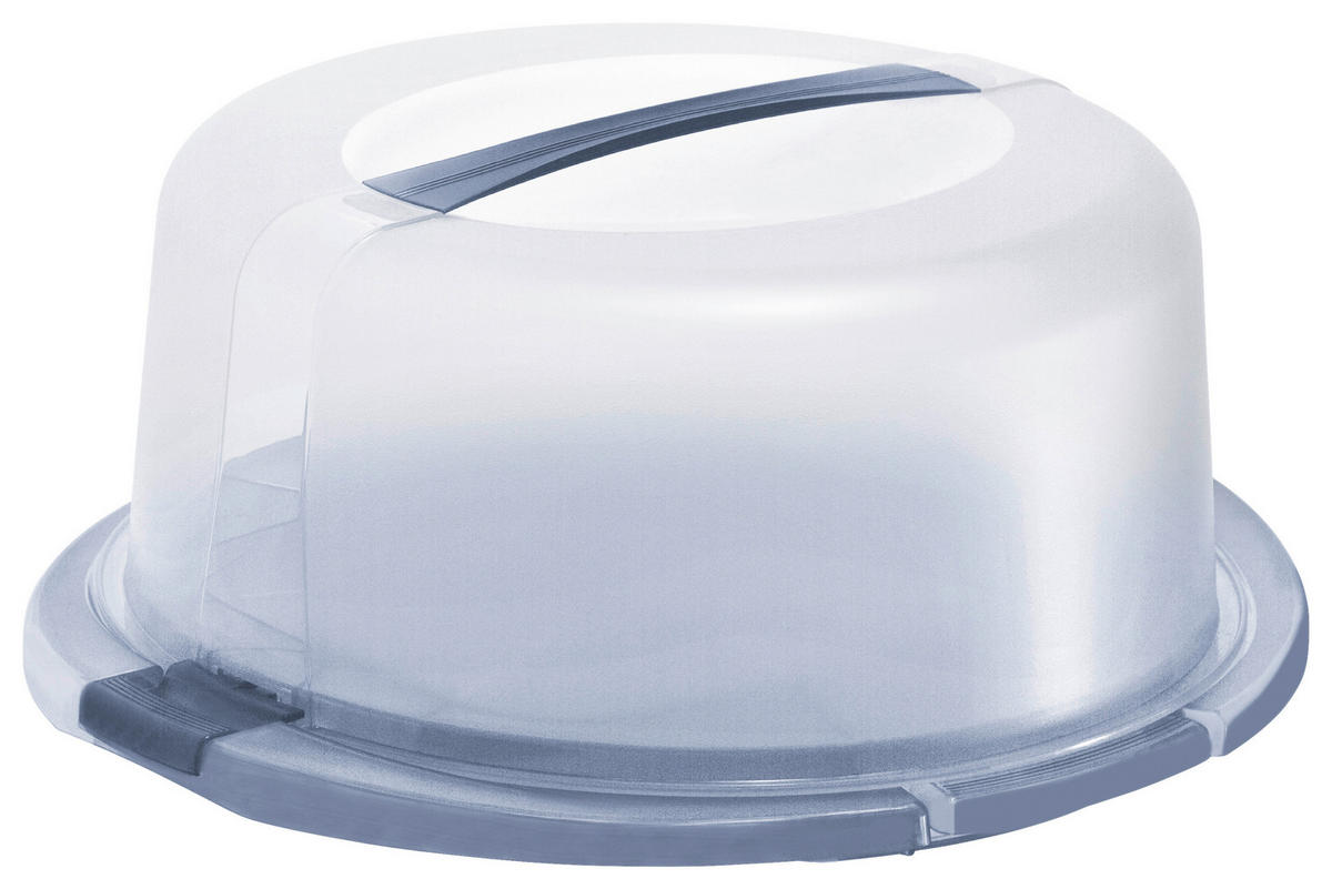 Rotho Tortenglocke COOL & FRESH blau B/H/L: ca. 34x16x38 cm COOL & FRESH - blau/transparent (38,00/34,00/16,00cm) - Rotho
