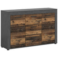 Sideboard Jam Matera Nachbildung Old Wood Nachbildung B/H/T: ca. 80x125x35 cm Jam - (80,00/125,00/35,00cm) - xonox.home