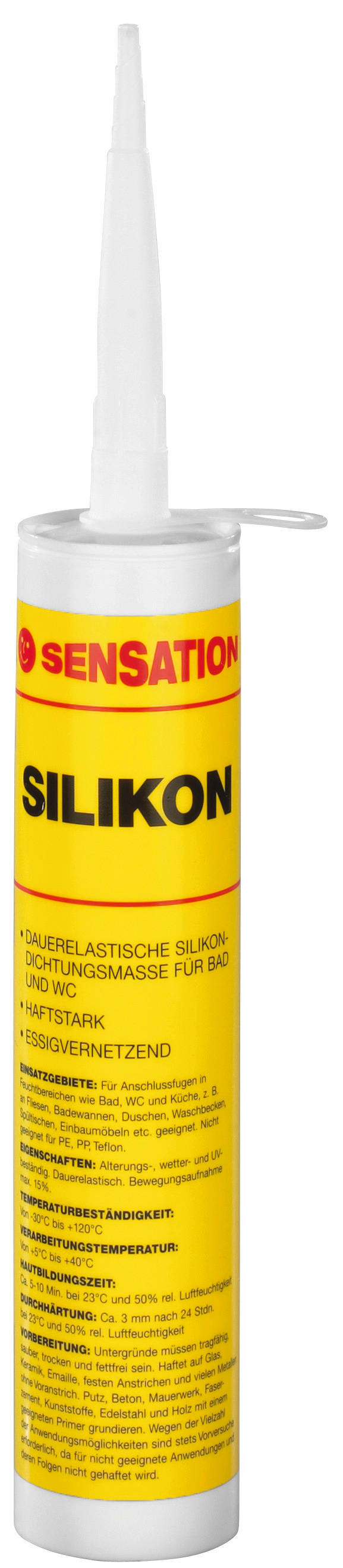 Sensation Silikon weiß ca. 0,31 l